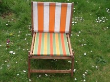 Vintage wooden beach for sale  TAUNTON