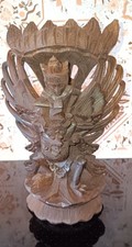 Vishnu statue holzschnitzerei gebraucht kaufen  Weilheim