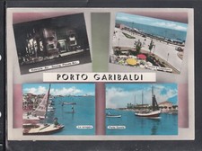 Cartolina porto garibaldi usato  Italia