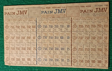 Feuille tickets carte d'occasion  Le Havre-
