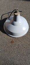 Industrial enamel pendant for sale  WITNEY