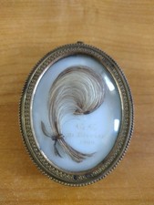 Cadre cheveux reliquaire d'occasion  Montgeron