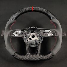 Volante de fibra de carbono personalizado para Audi A3 RS3 RS4 RS5 S3 S4 S5 B9 comprar usado  Enviando para Brazil