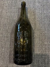 Garrafa de cerveja vintage - Vidro verde country M.B.C.V - 30cm de altura comprar usado  Enviando para Brazil
