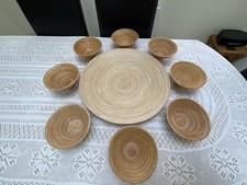 Bamboo large dish for sale  RUGELEY