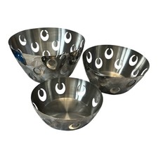 Conjunto de tigela BergHOFF aço inoxidável 18/10 aço inoxidável – Conjunto de 3 perfurados decorativos comprar usado  Enviando para Brazil