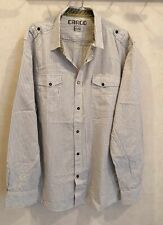 Chemise blanche grise d'occasion  Bourg-de-Thizy