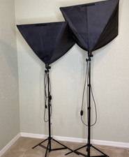 Neewer Photo Studio Kit 2 Softbox 24x24 pol. Soquete ajustável SEM LÂMPADAS E27 comprar usado  Enviando para Brazil