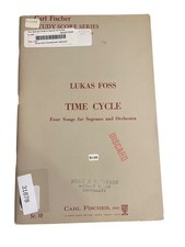 Time Cycle Lukas Foss 1962 Study Score Series No. 19 Carl Fischer comprar usado Time Cycle Lukas Foss 1962 Study Score Series No. 19 Carl Fischer comprar usado  Enviando para Brazil