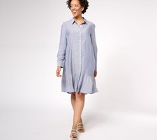 Usado, Vestido feminino WomenControl tamanho M tecido camisa multitarefa azul A603285 comprar usado  Enviando para Brazil