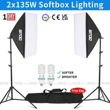 135w softbox lighting for sale  NORTHAMPTON