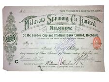 1917 milnrow spinning for sale  NEWTOWN
