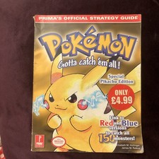 Pokemon yellow prima for sale  LONDON