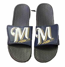 Chanclas Brewers Sandles Hombre Milwaukee Brewers XL (13-14). Azul y blanco  segunda mano  Embacar hacia Argentina