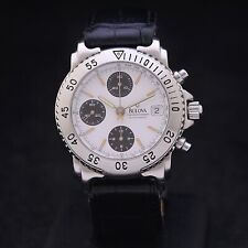 Bulova chronograph steel usato  Bari