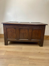 Oak coffer georgian for sale  MORETON-IN-MARSH