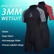 Fato de mergulho 3 mm neoprene manga curta equipamento subaquático comprar usado  Enviando para Brazil