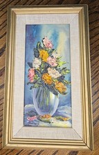 Vintage framed floral for sale  High Springs