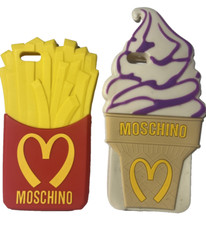 Capa para celular iPhone 5/5S/5C batatas fritas/sorvete Moschino, usado comprar usado  Enviando para Brazil