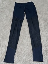 Leggings elétricas Yoga stephanie bohbot painéis de malha preta tamanho médio M em excelente estado usado comprar usado  Enviando para Brazil