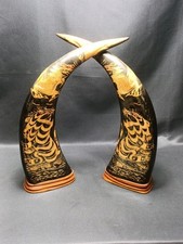 Vintage pair carved for sale  DARWEN