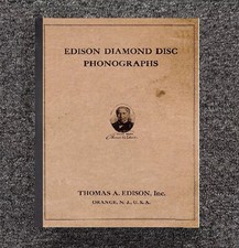 Phonograph manual edison for sale  Addison