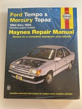 Manual de reparo automotivo Haynes 36078 1984-1994 Ford Tempo Mercury Topaz abl comprar usado  Enviando para Brazil