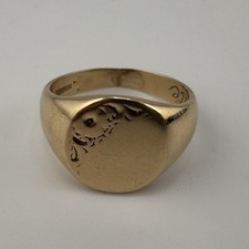 9ct men signet for sale  UXBRIDGE
