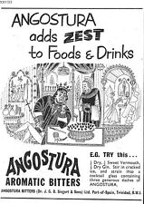 1955 advert angostura for sale  SIDCUP