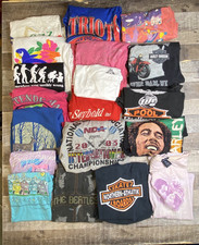 Usado, 25+ Lote de Camisetas Vintage Atacado Ponto Único Anos 80 Anos 90 Pacote Revendedor Ano Novo comprar usado  Enviando para Brazil