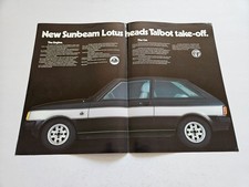 Talbot sunbeam lotus for sale  NUNEATON