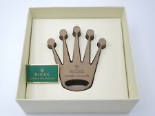 BOM RARO ROLEX VIP PRESENTE BRONZE PAPEL FUNDO DO MAR PESO E PLACA DE IDENTIFICAÇÃO DA LOJA COM CAIXA comprar usado  Enviando para Brazil