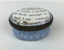 Bilston enamel box for sale  ROYSTON