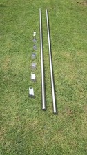 Brushed steel banister for sale  NOTTINGHAM