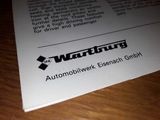 Prospektblatt wartburg trans gebraucht kaufen  Essen