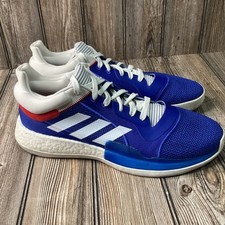 Usado, Tênis de basquete Adidas Marquee Boost baixo colegiado azul royal branco tamanho 14 comprar usado  Enviando para Brazil