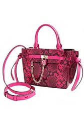 Bolsa tiracolo Michael Kors Hamilton legado cobra em relevo rosa nova comprar usado  Enviando para Brazil