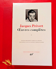 Pléiade jacques prévert d'occasion  Albi