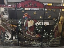 Christmas metal fireplace for sale  Ottawa