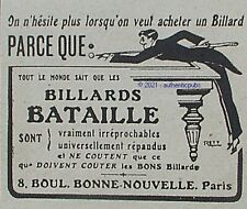 Advertisement billiards battle d'occasion  Expédié en Belgium