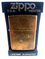 Zippo solid brass for sale  OXFORD