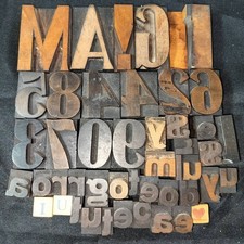Vintage letterpress wood for sale  Land O Lakes