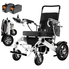 Terenowy składany elektryczny wózek inwalidzki, udźwig 150 kg, zasięg 40 km na sprzedaż  PL