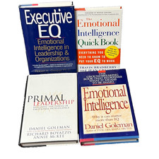 Lot of 4 Emotional Intelligence Business Leadership Books - Goleman Bradberry Co comprar usado  Enviando para Brazil