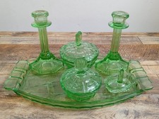 Uranium glass vanity for sale  ALFRETON