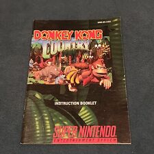 Donkey Kong Country 1 SNES Super Nintendo manual livreto de instruções APENAS comprar usado  Enviando para Brazil