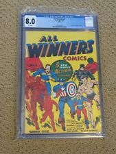 Quadrinhos All Winners 1 CGC 8.0 Páginas Brancas - Flashback 23 Reimpressões Mega Key +ímã comprar usado  Enviando para Brazil