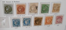 Timbre 1870 emission d'occasion  Vic-sur-Aisne
