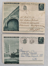 Intero postale opere usato  Morra de Sanctis