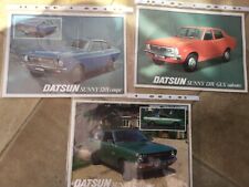 Datsun sunny brochures for sale  WEYMOUTH